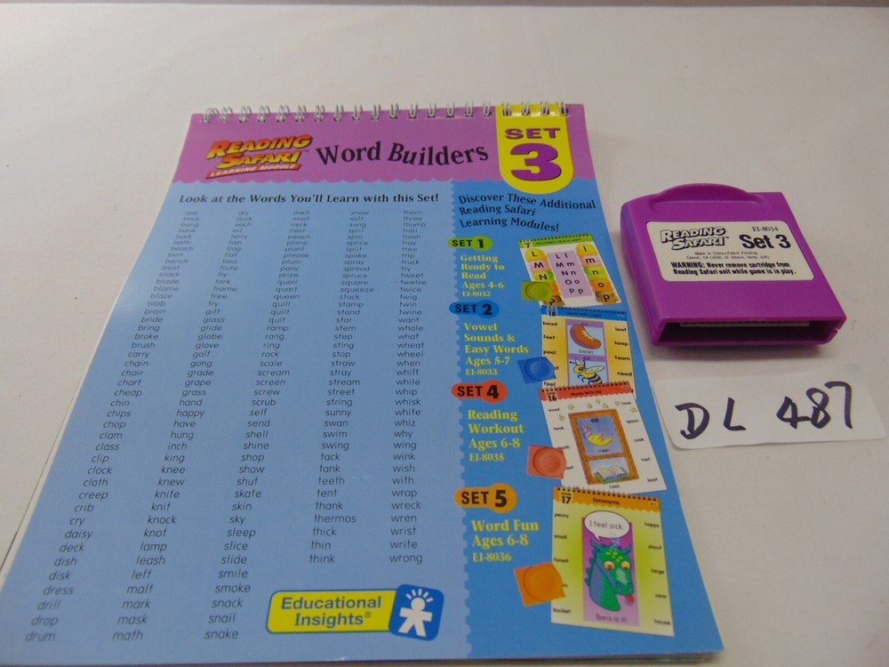 Reading Safari Learning Module & Book Educational Insights Word Builders