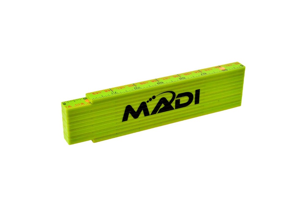 MADI MPFR-6 6' Inside Reading Fiberglass Folding Ruler
