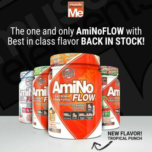 Muscle Elements Amino Flow BCAA 2:1:1 Intra Workout WATERMELON (30 Servings)