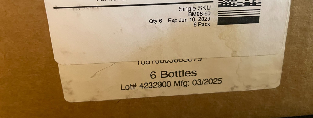 6 X Because Bladder Supplement -- 60 Capsules