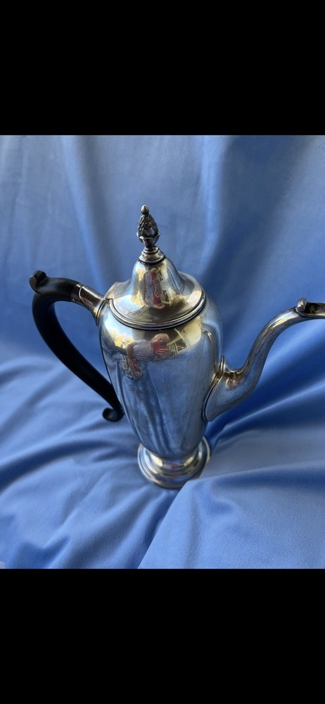 Black Starr & Gorham Sterling Chocolate Pot 536 Grams