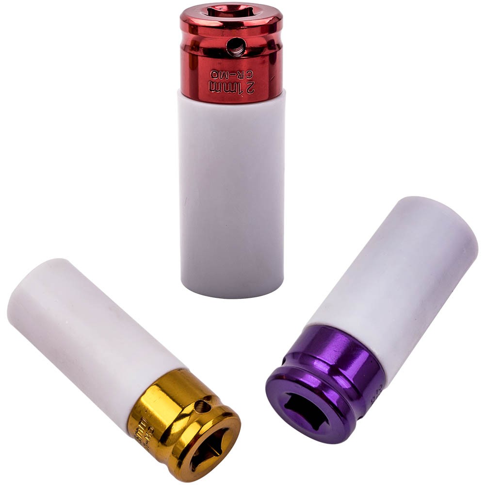 Impact Socket Thin Wall Wheel Protector Lug Nut Remover Installer Tool Kit