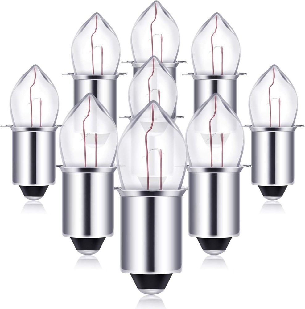 8 Pieces 2D-2.4-Volt 0.7A Krypton Replacement Bayonet Base Bulb