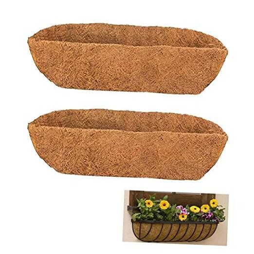 2 pcs Trough Coco Liner 48 inch Wall Planter Replaceable Coco Liner 48 in -2pcs
