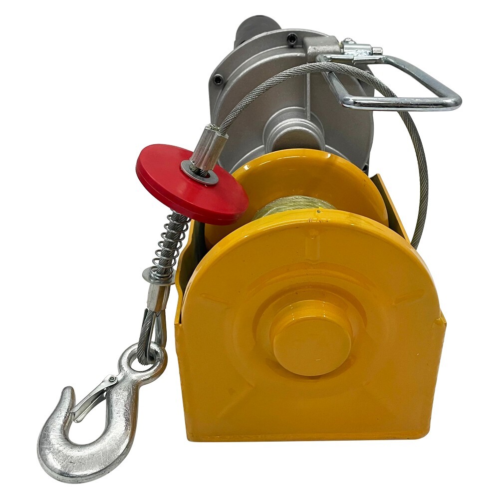 1000KG Multi-function Electric Hoist Mini Small Wire Rope Winch 2000LB