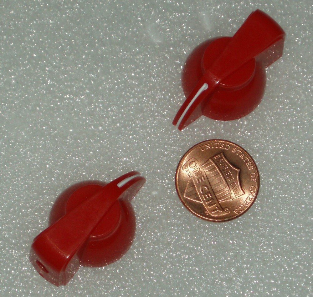 AMECO®  AC-1  knob  set of 2  - AMECO®  part# K-180 red