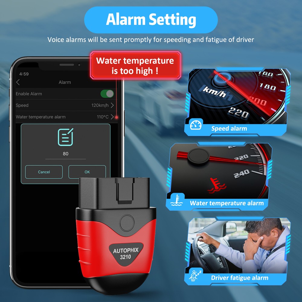 AUTOPHIX 3210 Bluetooth OBD2 Scanner Car Code Readers Professional Battery Test