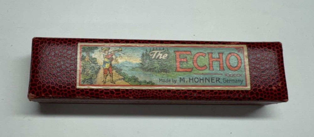 Vintage M. Hohner The Echo Harmonica C [Germany]