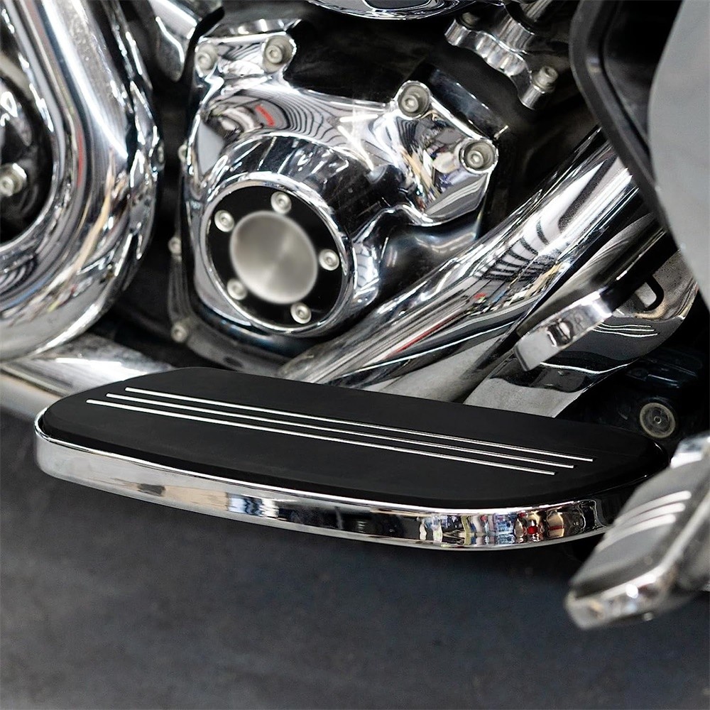 For Harley Softail Springer FXSTS 1988-2006 Driver Front Streamliner Floorboard