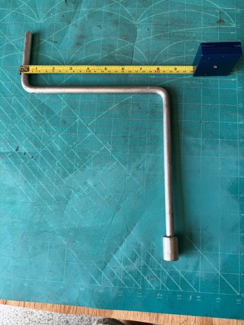 Trailer Jack Repl. Manual Override Crank for lifting manually