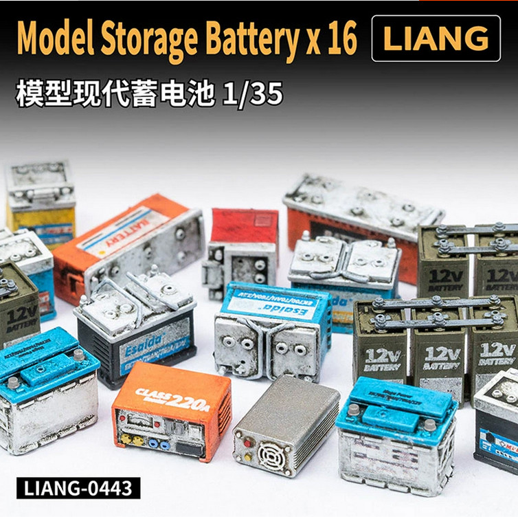 LIANG Liang-0443 1/35 Model Storage Battery x 16