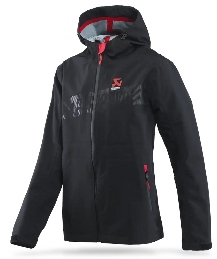 Akrapovic Corpo Womens Rain Jacket Black