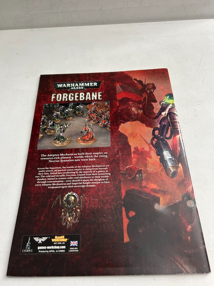 Warhammer 40k Forgebane Starter Set Book Manual SC Good Cond OOP