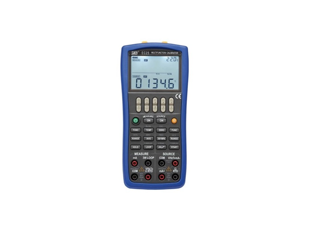 Sika EC 25 - Simulator (RTD-, TC- mA- and V signals, frequency and pulse
