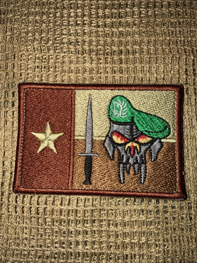 French Foreign Legion 2 Rep Pocket Patch W/Texas Flag Afgan War