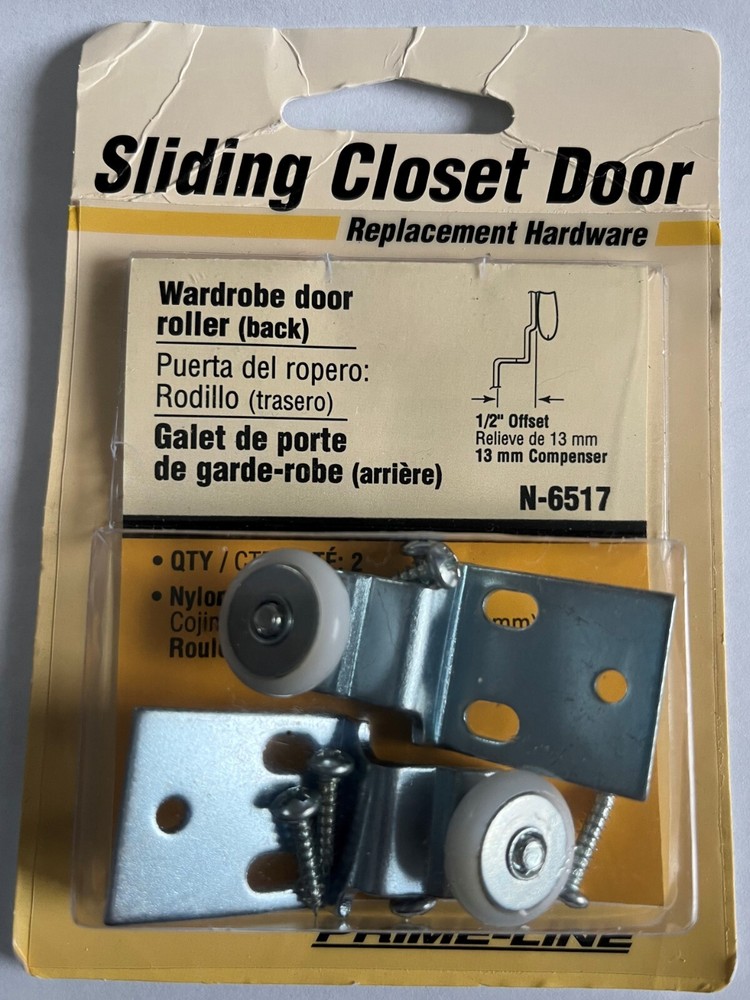 Prime-Line N6517 Sliding Closet Door Replacement Hardware
