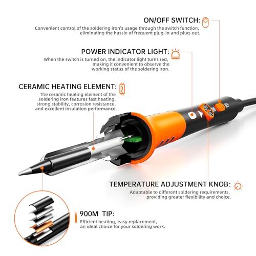 Precision Soldering Micro Pen Heavy Duty Kit Small Electrical Welding Tool