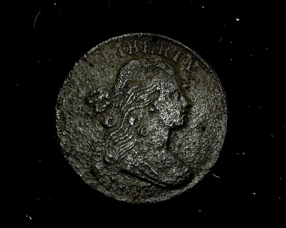 HS&C: 1803 Draped Bust Large Cent XF Details Environmental damage. - US Coin