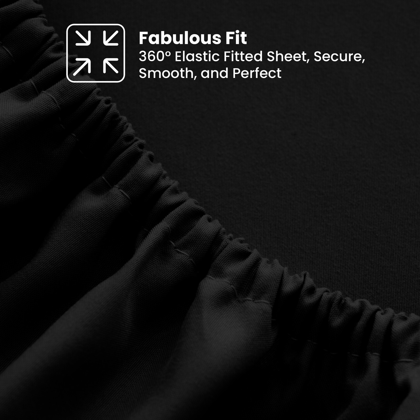 Hotel Quality Fitted Sheet Deep Pocket Breathable Soft Elastic Mattress Sheets