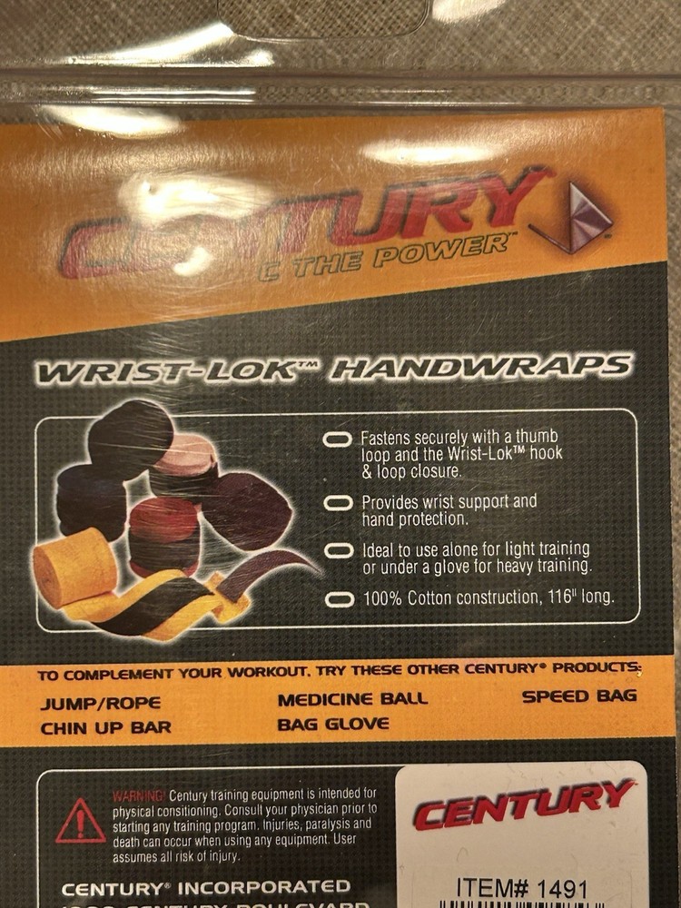 Century Wrist Wraps for Men Wrist Support Black