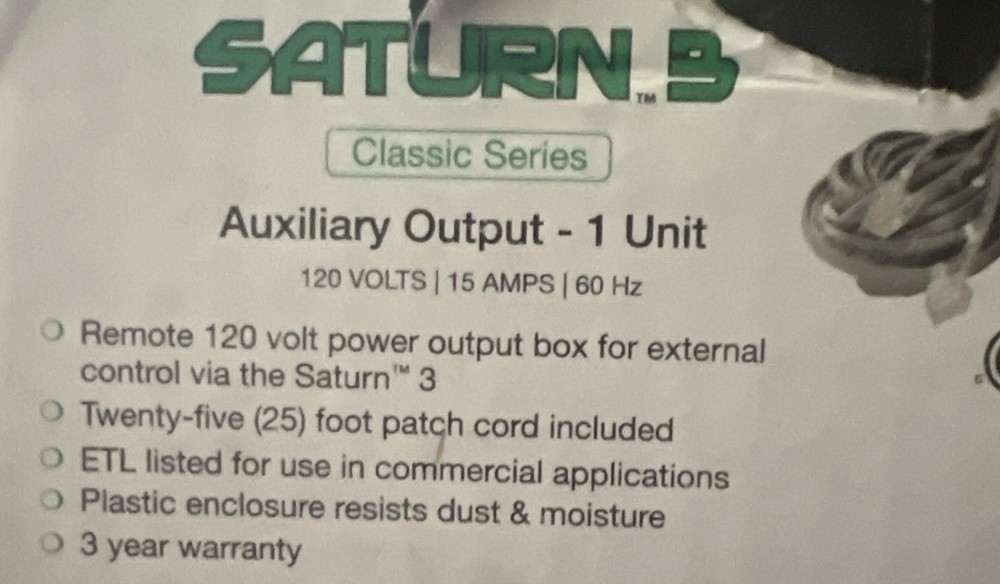 Titan Controls Saturn 3 Auxiliary Output