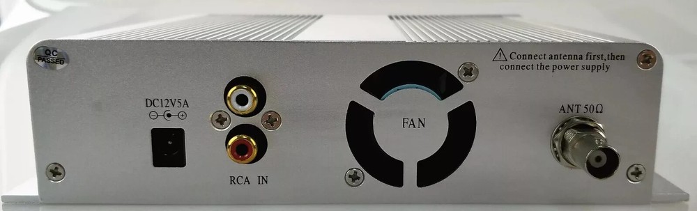 25W FM Radio Transmitter Stereo PLL Broadcast Station DC12V 6A 88MHz-108MHz New