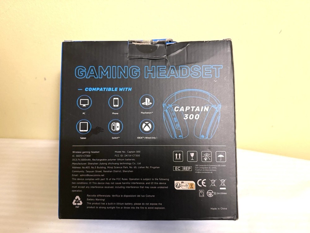 NEW Captain 300 Gaming Headset - White