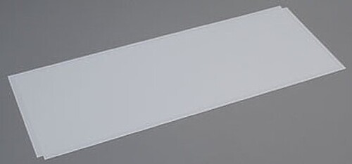 Evergreen Plastic Styrene Plain Sheet .060x8x21 (2) - Model Railroad Scratch