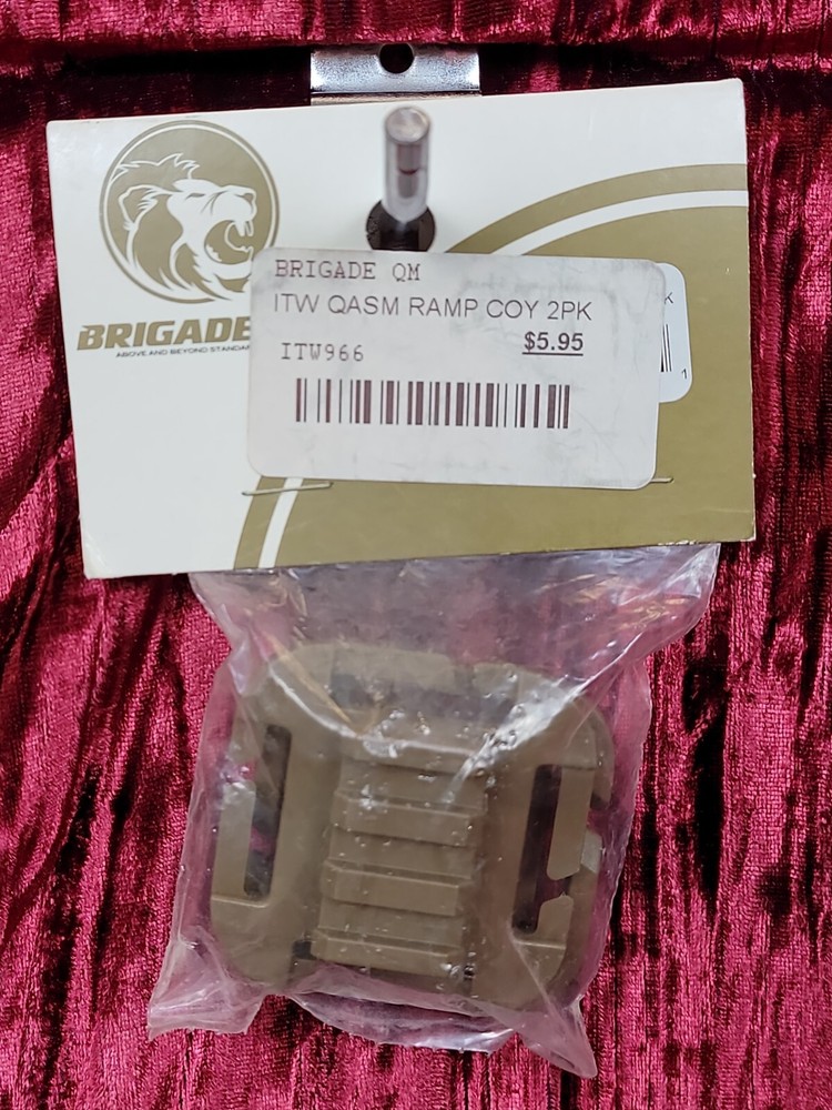 ITW ITW903 QASM-RAMP Quick Attach Rail Accessory Mounting Platform brown coyote