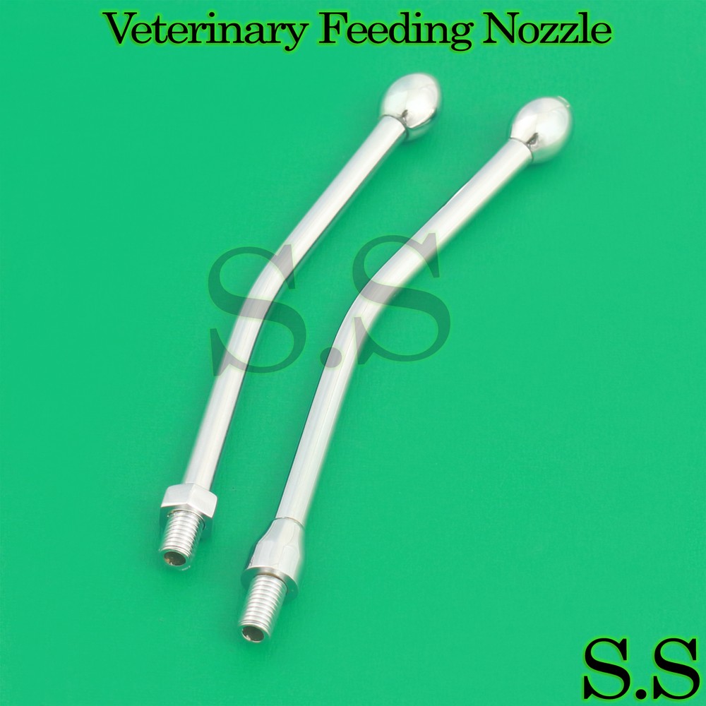 Veterinary Feeding Nozzle, Luer Lock +Thread Lock, Livestock Supply