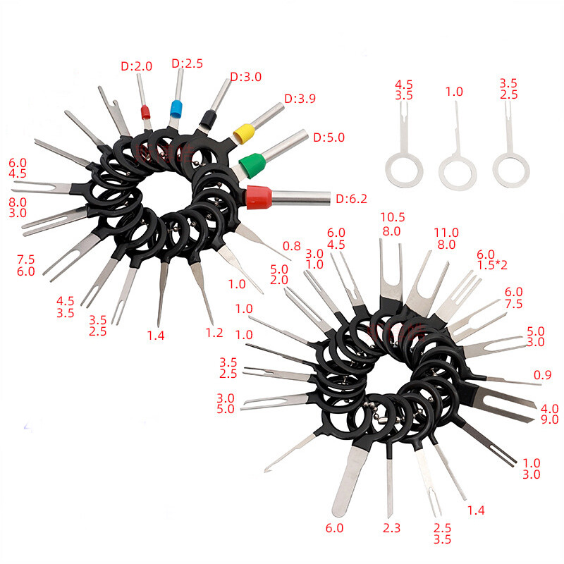 41x Car Electrical Terminal Removal Tool Wire Plug Connector Extractor Pin❥❥