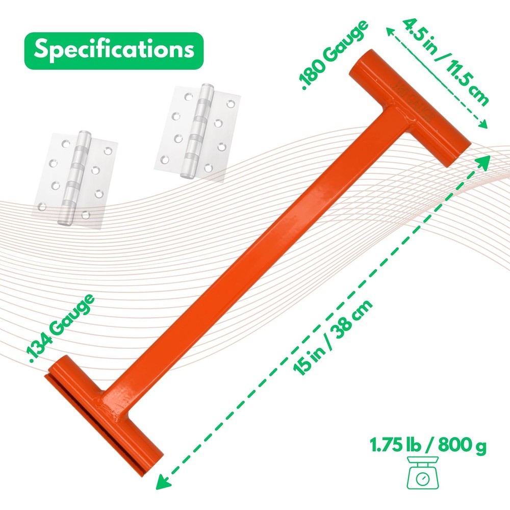 Door Hinge Adjustment Tool Hinge-Doctor - Bender Compatible Orange