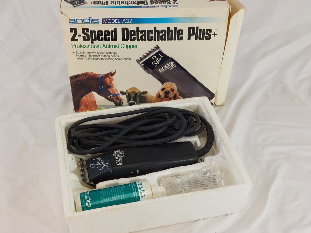 Andis ProClip AG2 2 Speed Plus Detachable Blade Clippers