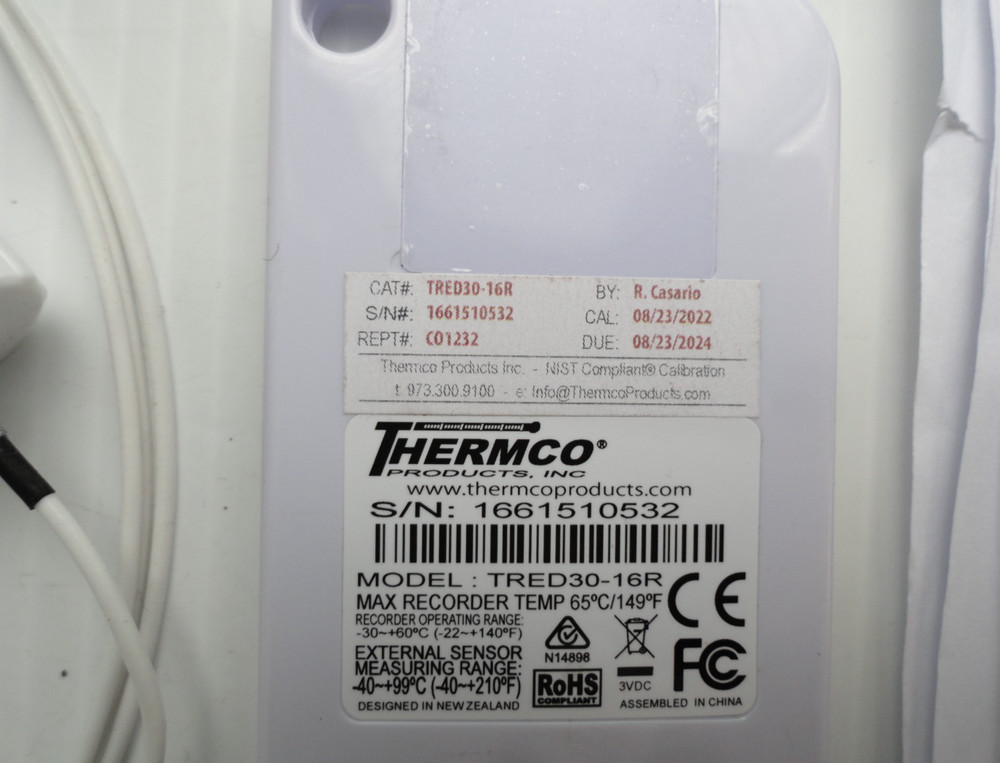 Thermo Products TRED30-16R Temperature Recorder Data Logger ( # 2 )