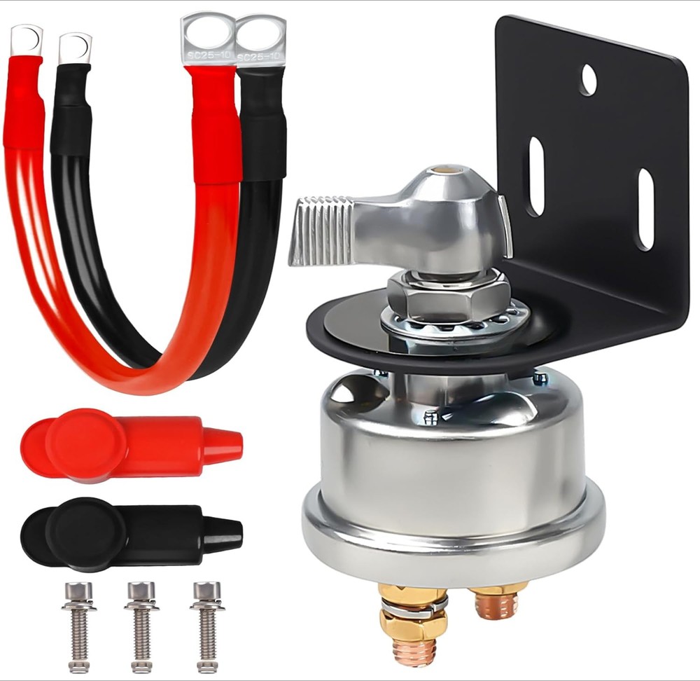 High Current Battery Main Disconnect Switch Battery Power Cutoff Isolator