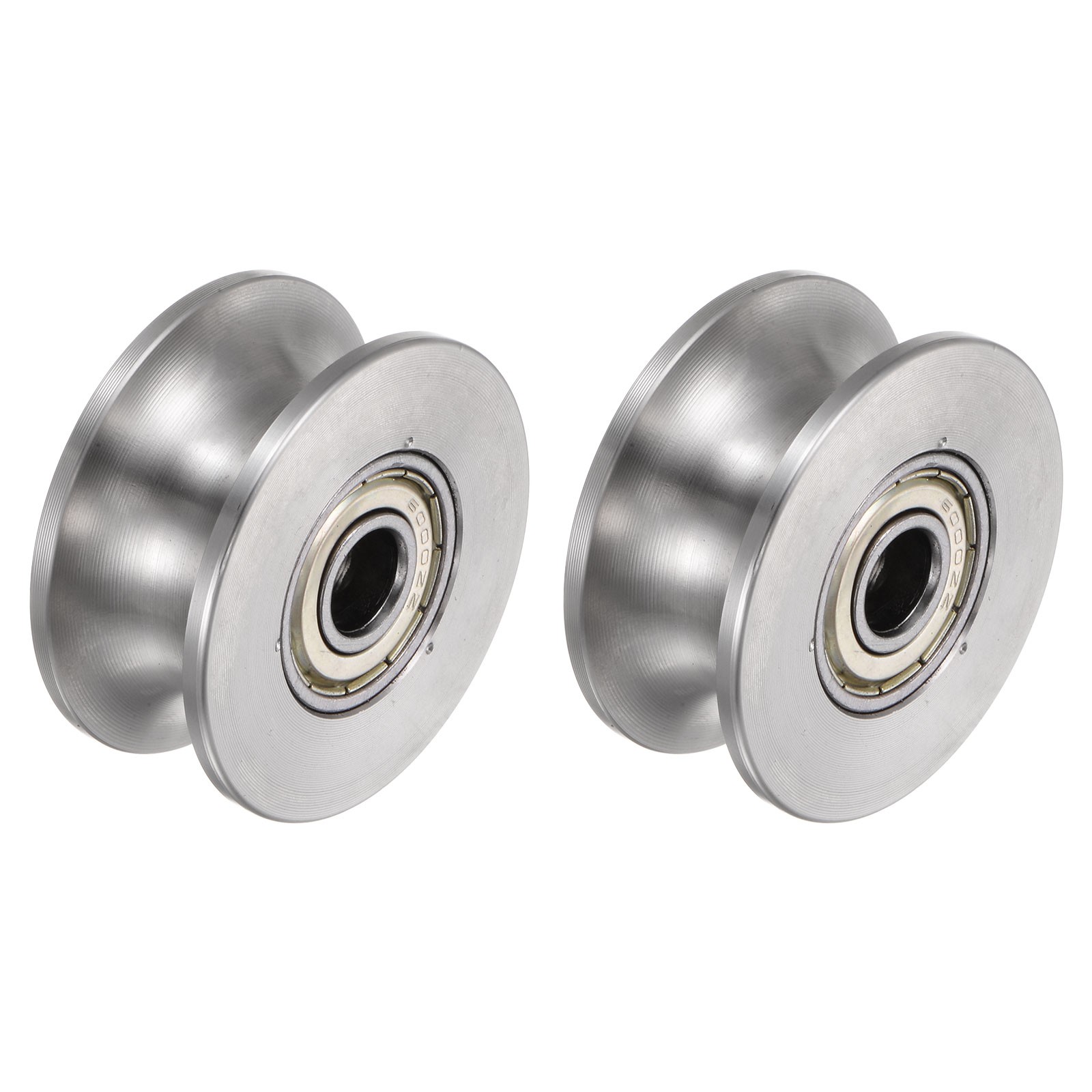 2sets U Groove Track Wheel 1.89" 304 Stainless Steel Sliding Gate Rollers