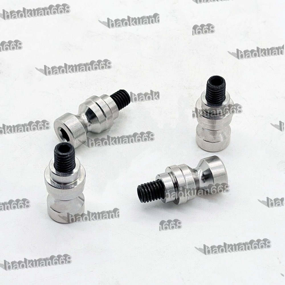 4PC D52 Zero-Point Quick-Change Plate Pull Stud Axis Fixture Self-centering Vise