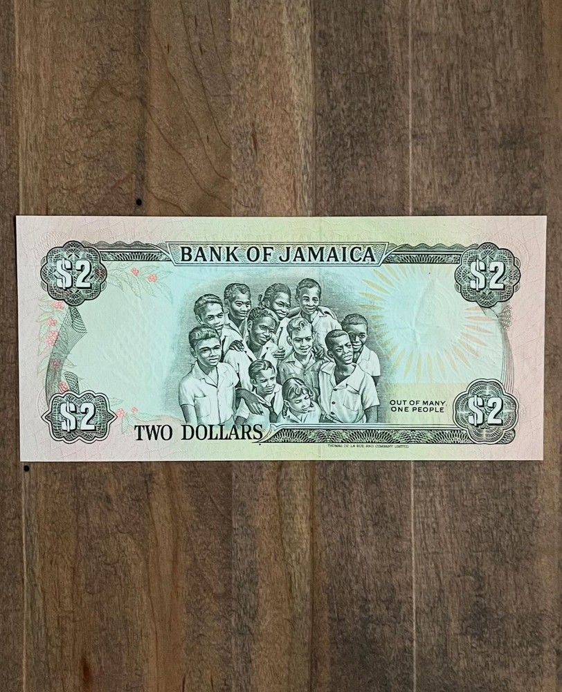 1993 Jamaica 2 Dollar Banknote UNC