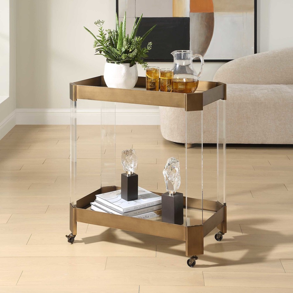 Uttermost 50156 Giselle 29"W Acrylic - Bronze