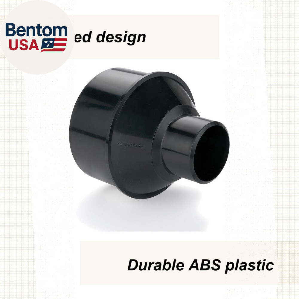 Dust Connection 4" to 2" Funnel Reducer Dust Collection Fitting
