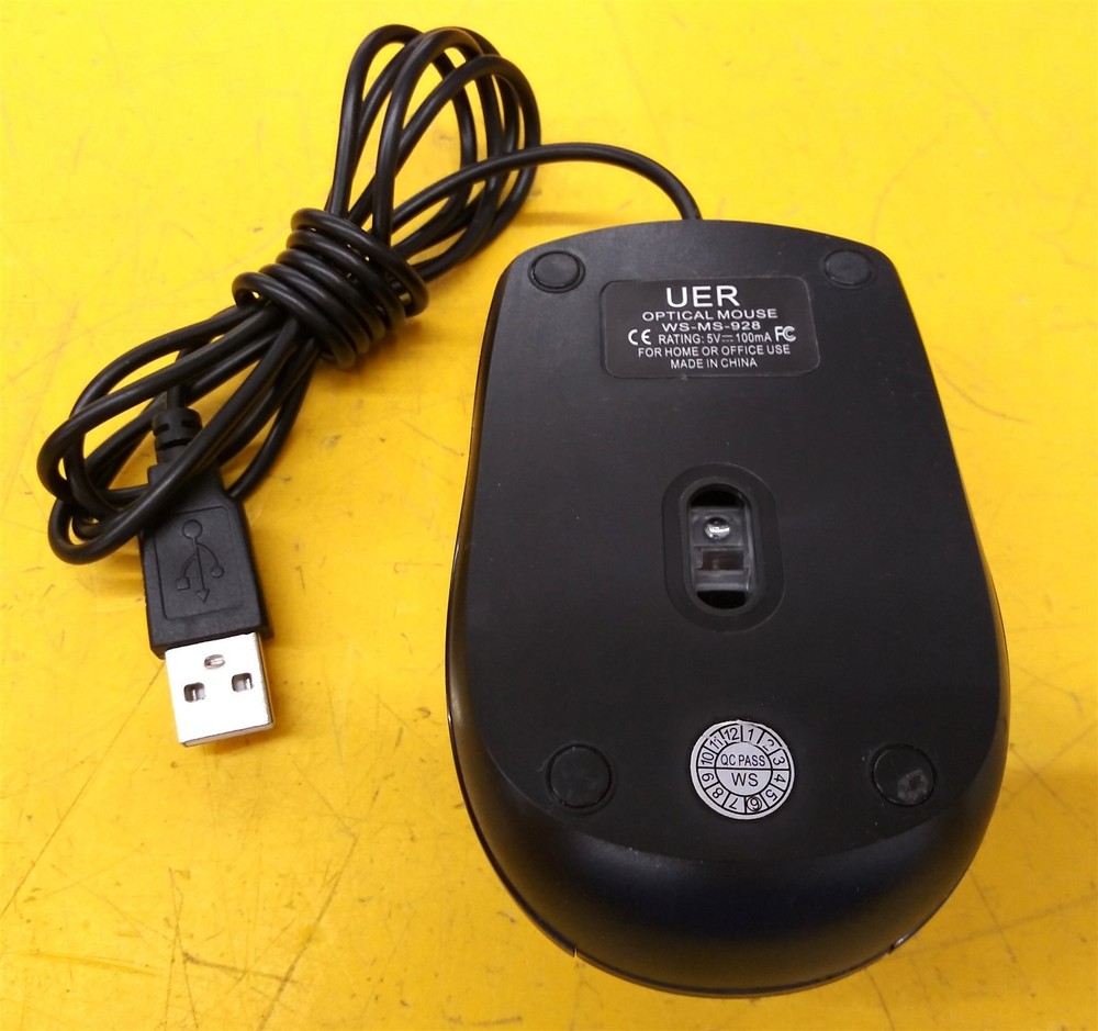 ⭐️⭐️⭐️⭐️⭐️ UER WS-MS-928 USB Wired Optical Mouse