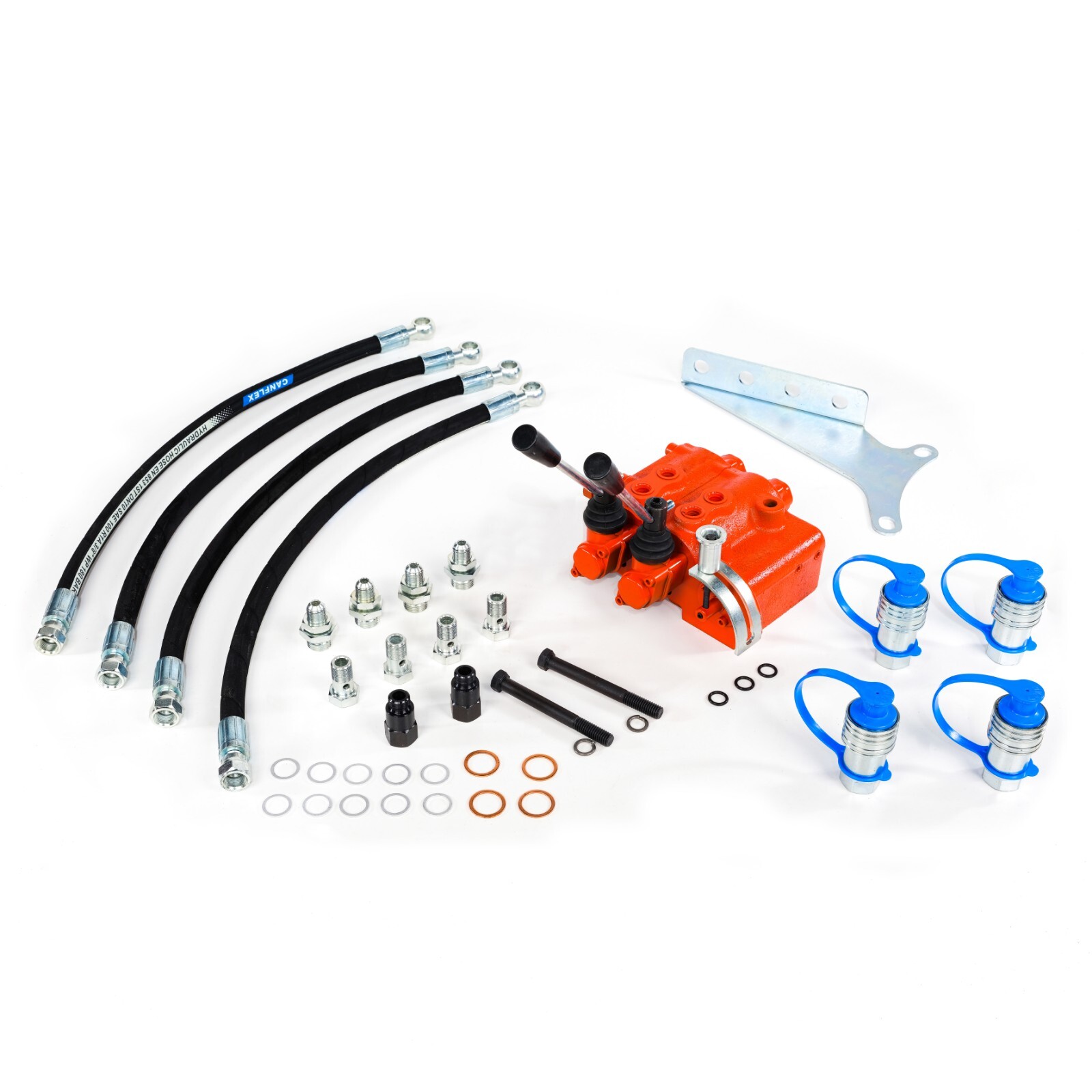 NEW Dual Hydraulic Remote Kit Massey Ferguson MF 135 150 230 231 240 245 250 253