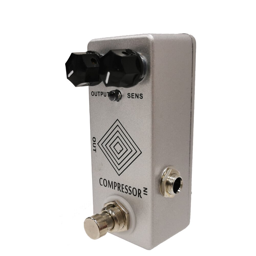 Dynamic compression electric guitar effect pedal full metal shell true bypass