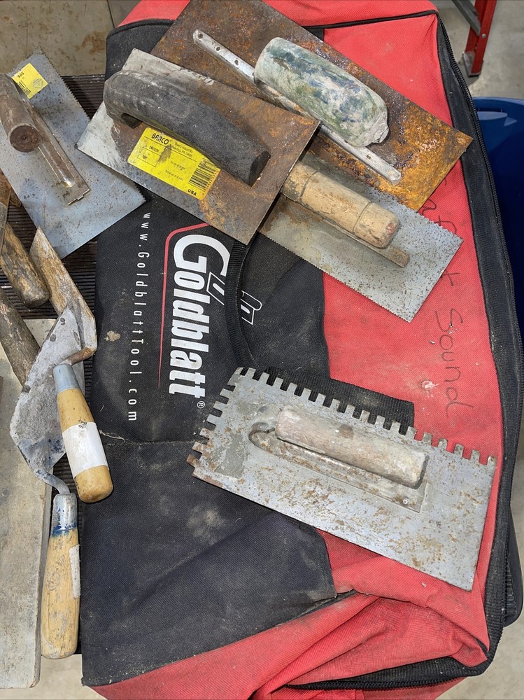Marshalltown Concrete Masonry￼ Tools Goldblatt Work Bag Used Condition