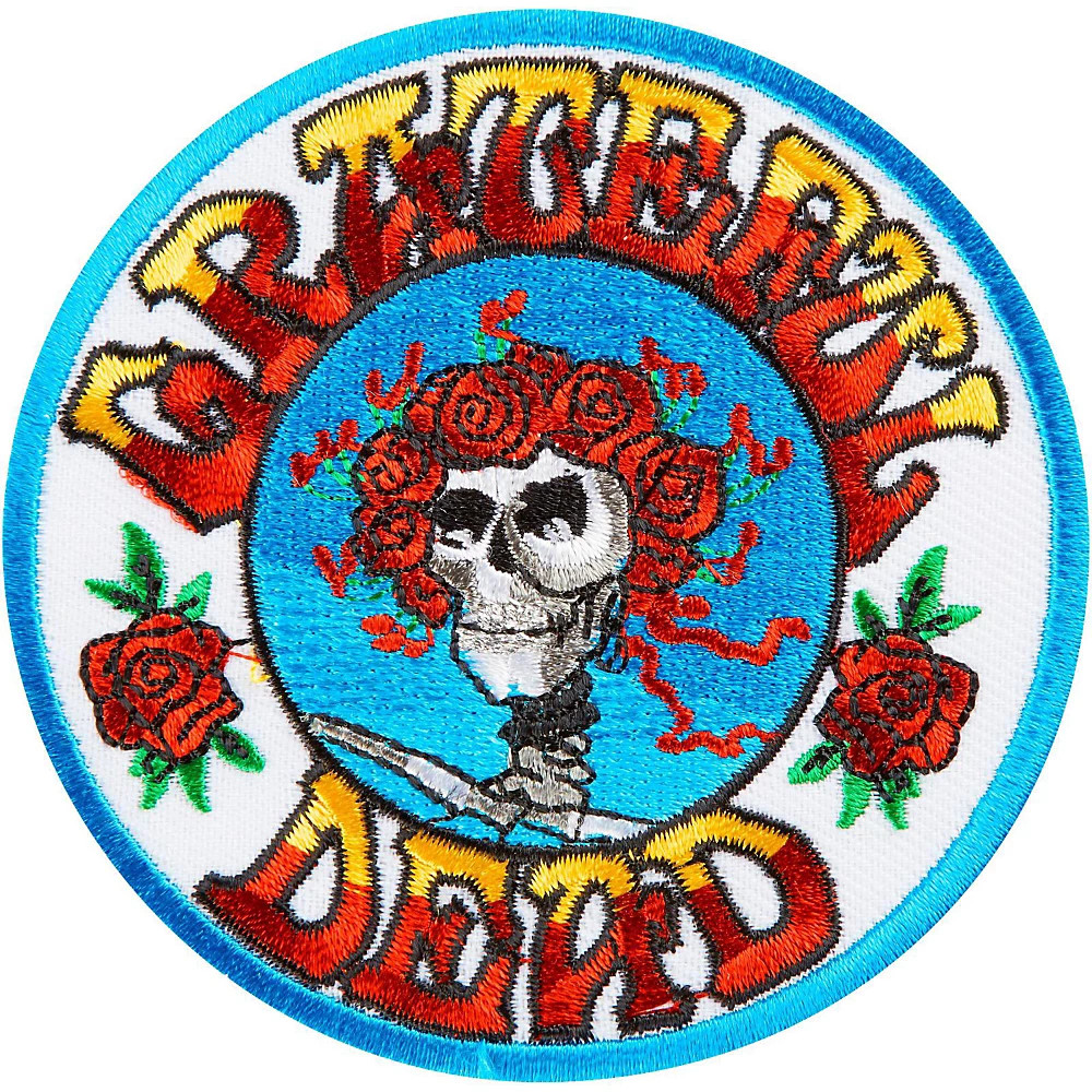Grateful Dead Skull & Roses Patch