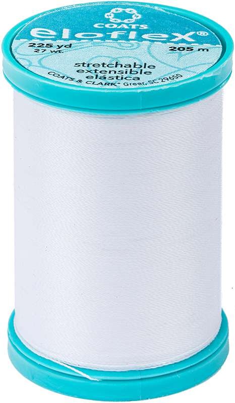 Eloflex Stretch Thread 225yd White