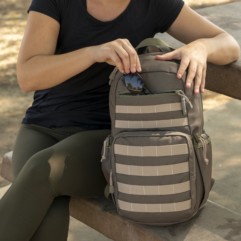 Versatile Unisex Backpack School Work Hiking MOLLE Straps Hydration Compatible