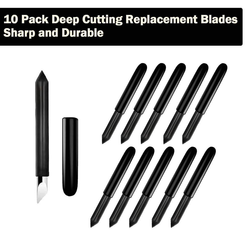 Niantime 10PCS Replacement Deep Point Cutting Blades Compatible with Maker/Ma...
