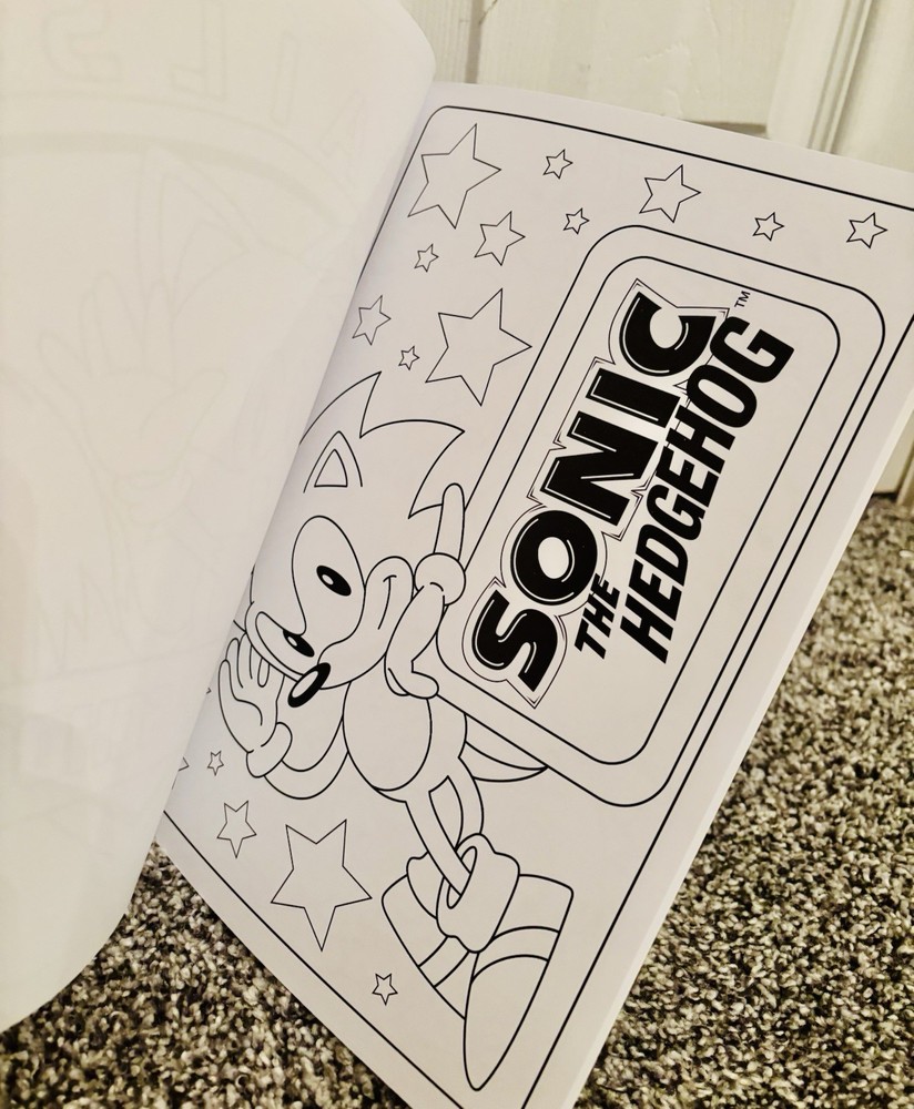 Sonic The Hedgehog Advanced Coloring Book Bendon
