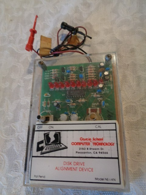 Cascio School Computer Technology Disk Drive Alignment Device Model NE-I-KN